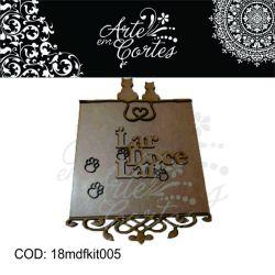Kit - Lar Doce Lar  18mdfkit005