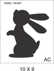 STENCIL Coelhinho de Páscoa    19PASC-007