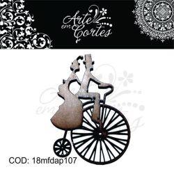 Aplique Bicicleta Retro 18mdfap107
