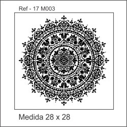Stencil Mandala 17m003