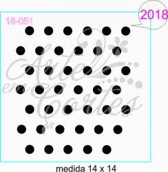 Stencil Fundo bolinhas 18fd051