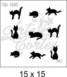 Stencil GATINHOS - COD: 19inf095