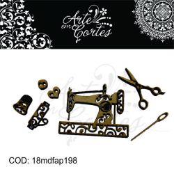 Aplique - Costura Maquina Retro- 18mdfap198