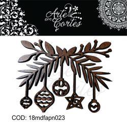 Aplique de ENFEITE DE NATAL 18mdfapn023