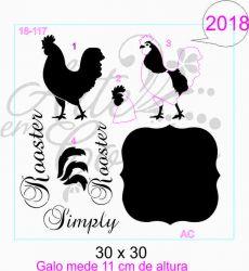 Stencil GALO 18vr117