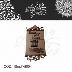 Kit -   PÊssaros e Jardins 18mdfkit004