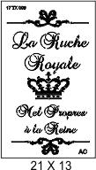 Stencil Texto REAL Cod -17tx009
