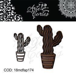 Aplique  Cactos e Suculentas - 18mdfap174