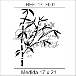 Stencil GALHOS DE BAMBU COD: 17f007