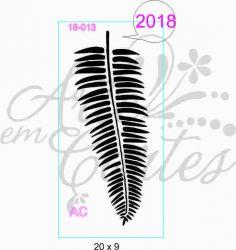 Stencil FOLHAS TROPICAiS COD: 18f013