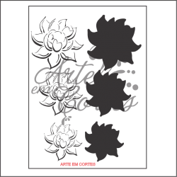 Stencil FLORES COD: 16f056
