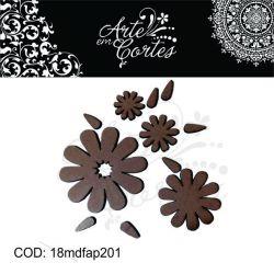 Aplique - Flores -18mdfap201
