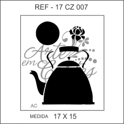 Stencils Chaleira  17coz005