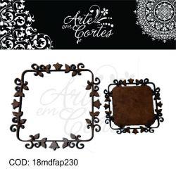 Aplique Moldura em arabesco  - 18mdfap230