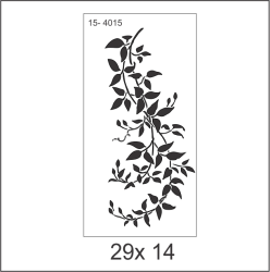 Stencil FOLHAS E RAMO COD: 15f015