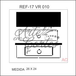 Stencil GAVETA - COD: 17v010