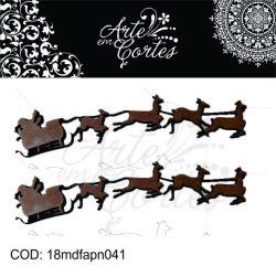 Aplique TRENO  DE NATAL  18mdfapn041