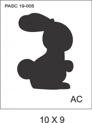STENCIL Coelhinho da Páscoa   19PASC-005