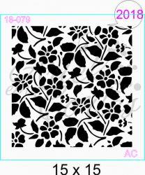 Stencil Fundo folhas 18fd079
