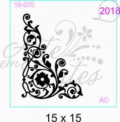 Stencil arabescos Cod 18f070