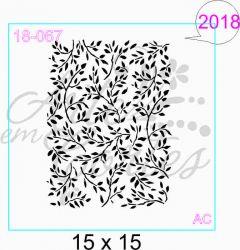 Stencil Fundo folhas 18fd067
