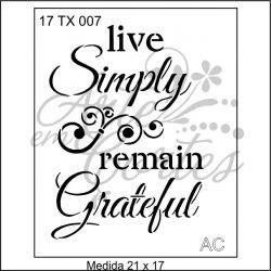 Stencil Texto 17tx007