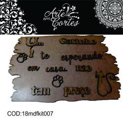 Kit - Gatinho  18mdfkit007