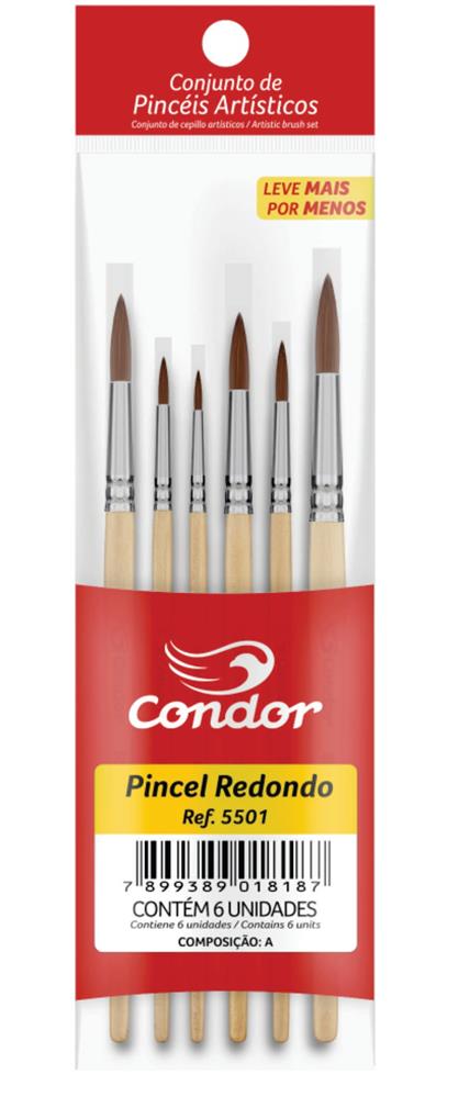 Pincel Artístico KIT 5501
