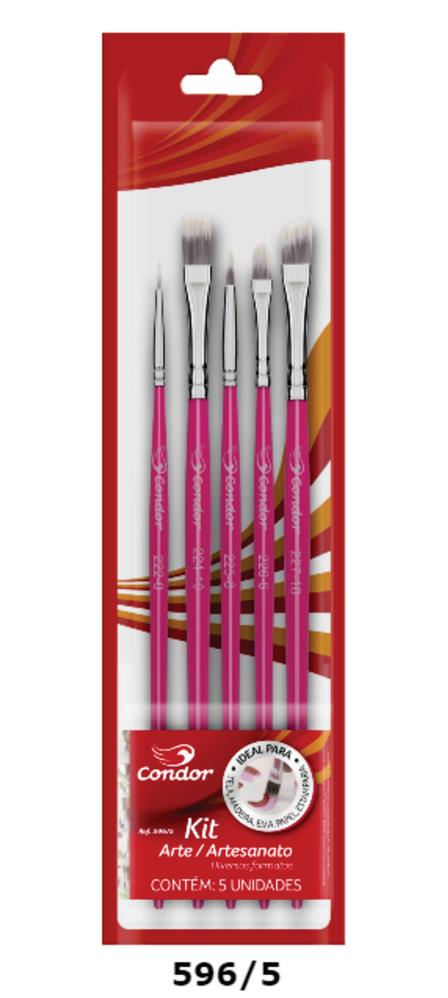 Pincel Artístico KIT 596