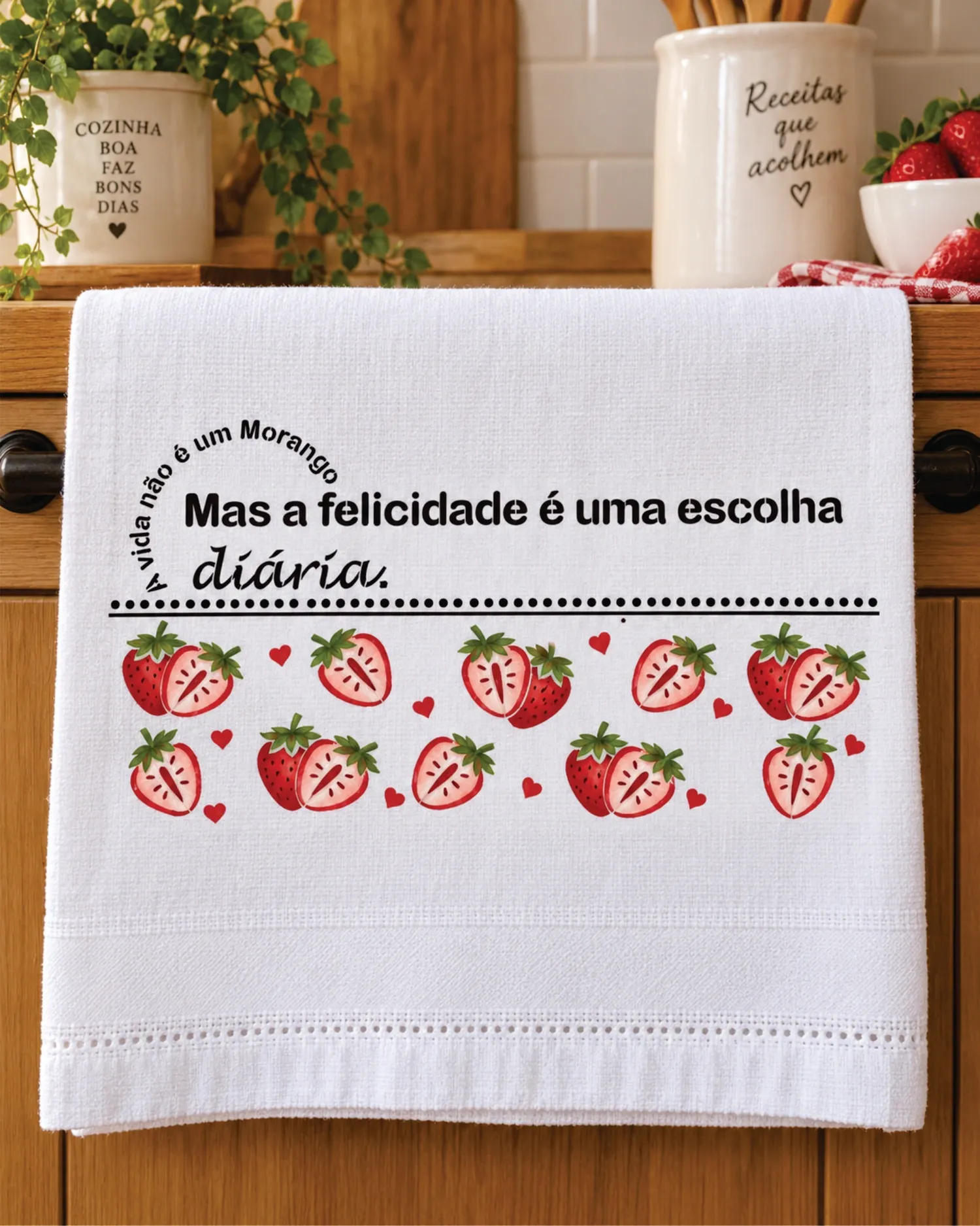 Stencil  A vida não é um morango - fruta   26-267