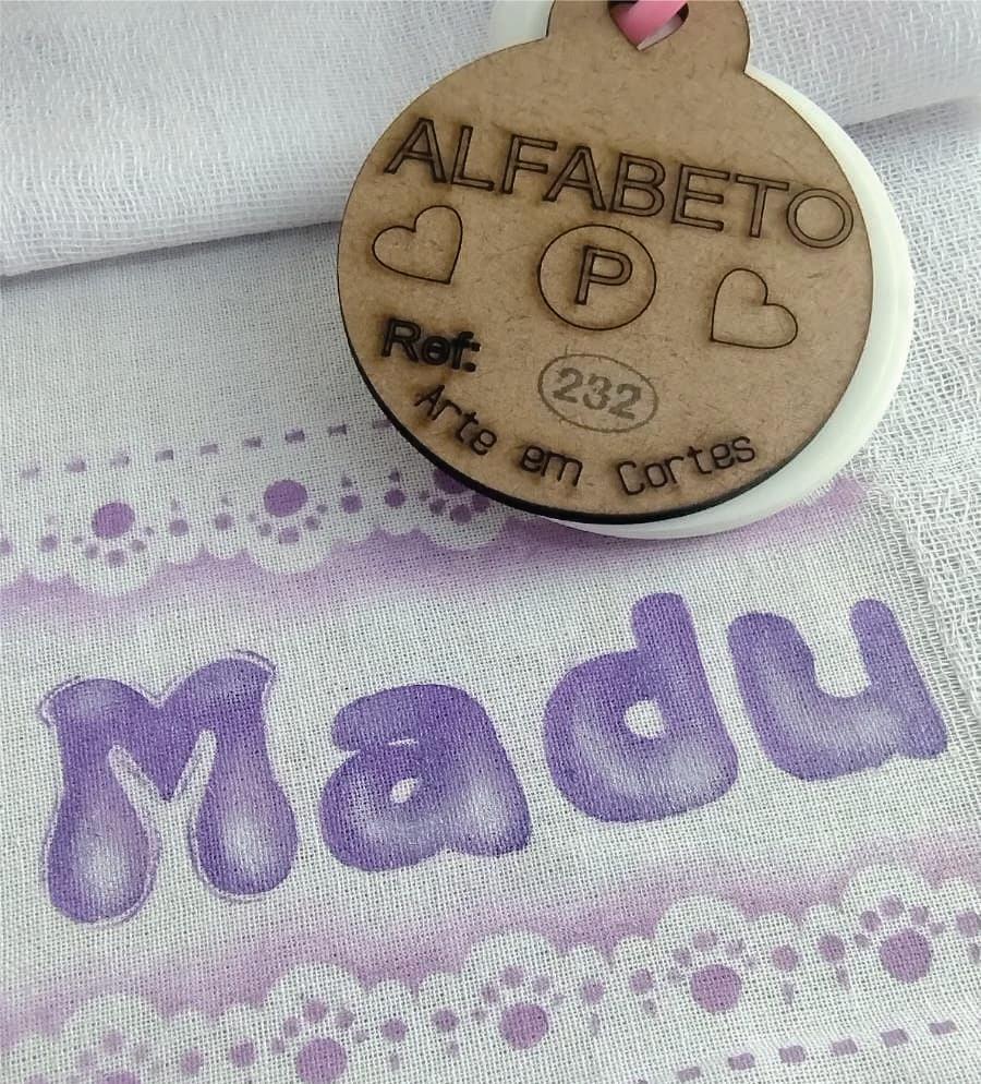 Stencil  ALFABETO de A a Z  25-232