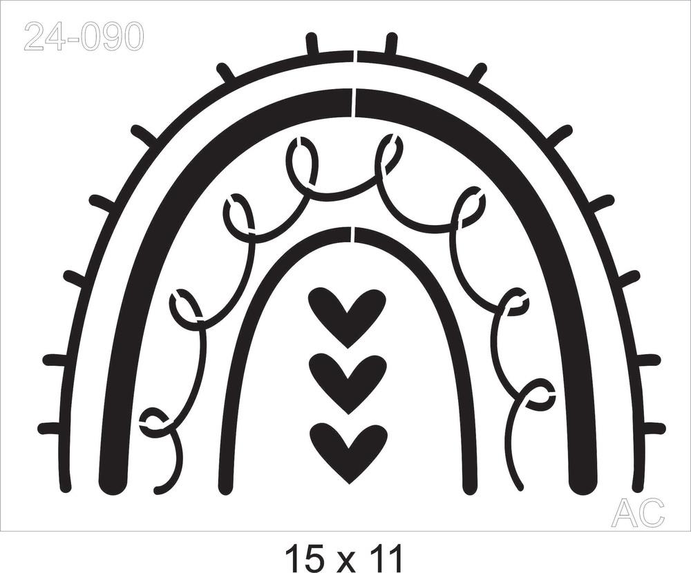 Stencil Arco Iris 24-090