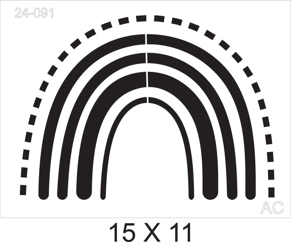 Stencil Arco Iris 24-091