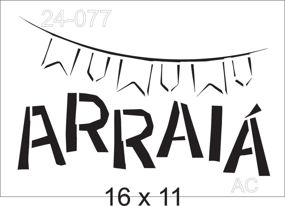 Stencil Arraia  24-077
