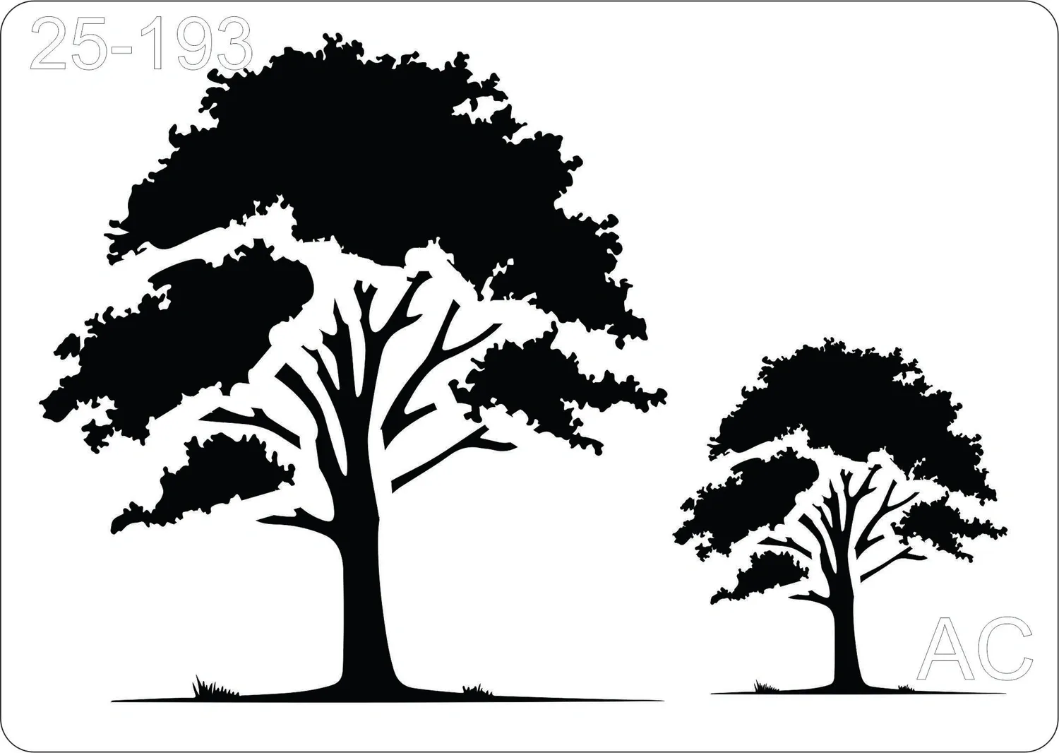 Stencil   Árvore         25-193