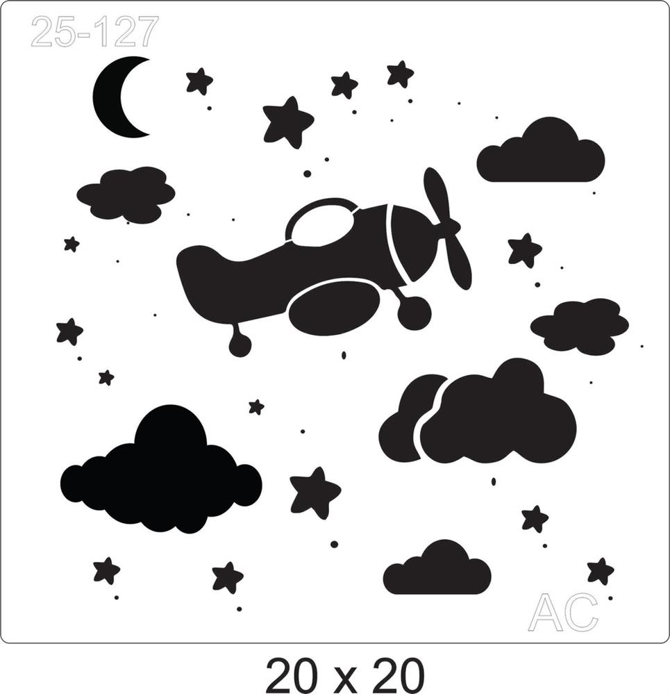 Stencil Aviãozinho 25-127