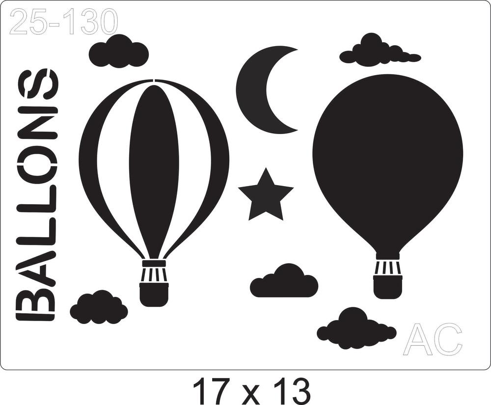 Stencil  Ballons 25-130