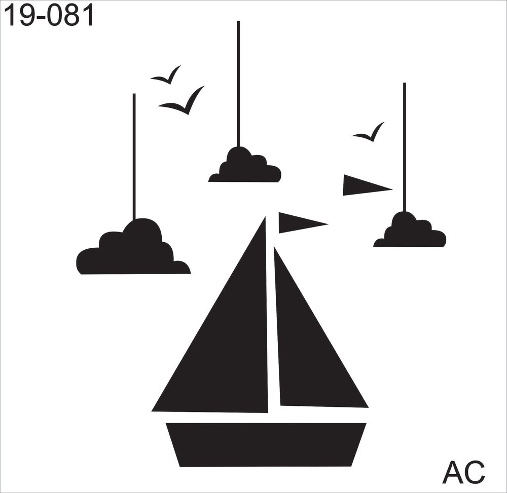 Stencil BARQUINHO    19inf081