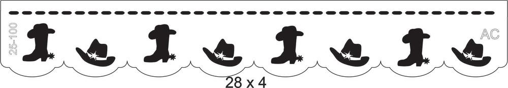 Stencil  Cavalo (Barrado)  25-100