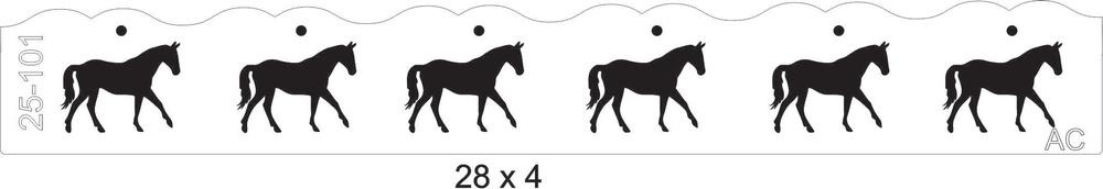 Stencil Cavalo ( Barrado) 25-101