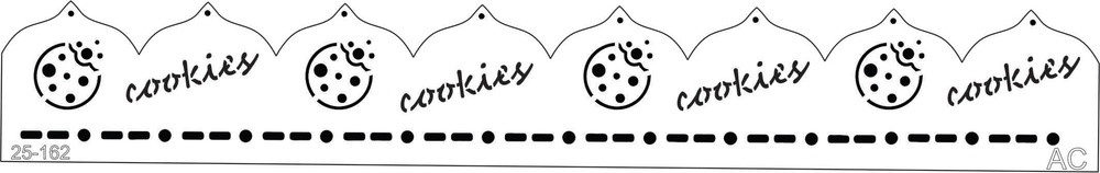 Stencil Barrado Cookies  25-162