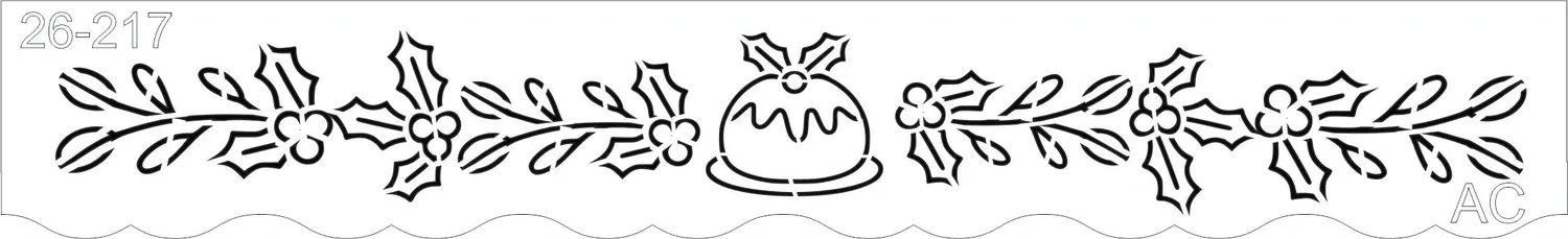 Stencil Barrado Natal       26-217