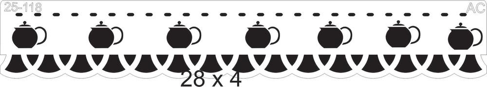 Stencil  Barrinha Bule  25-118