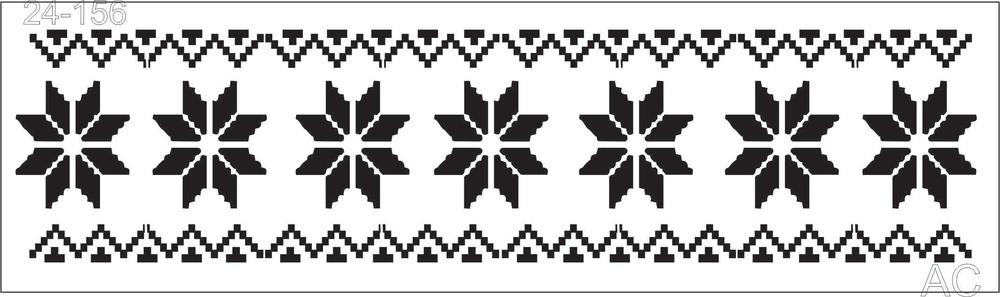 Stencil barrinha Natal  24-156
