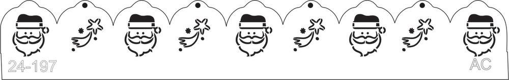 Stencil Barrinha Natal  24-197