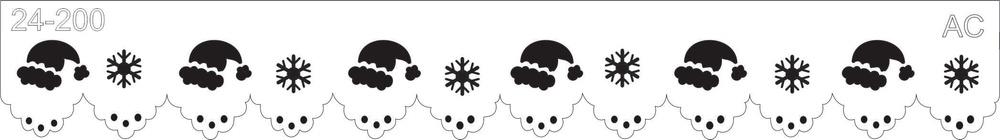Stencil Barrinha Natal  24-200