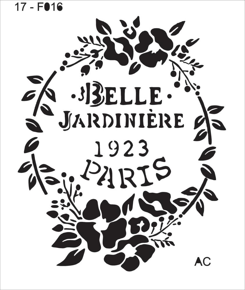 Stencil Belo Jardim17f016