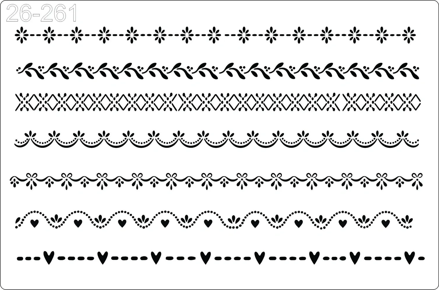 Stencil Bordados  26-261