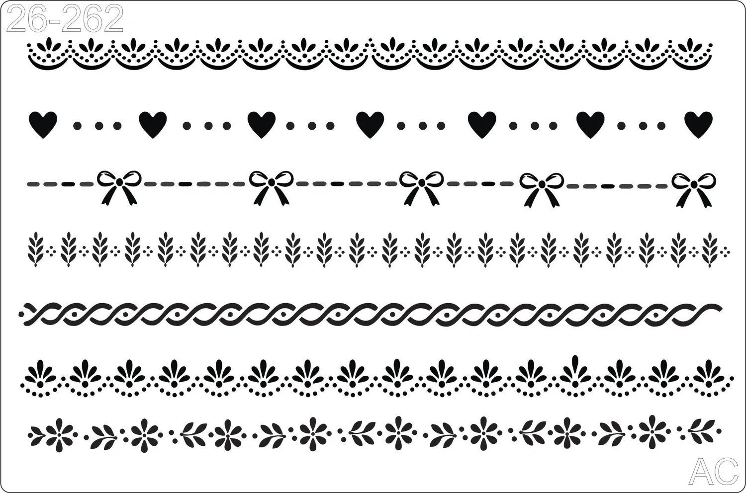 Stencil Bordados  26-262