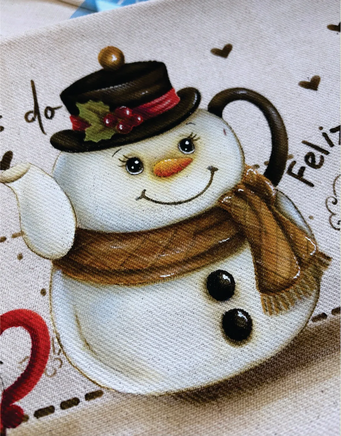 Stencil  Bule Boneco de Neve - Natal   26-244